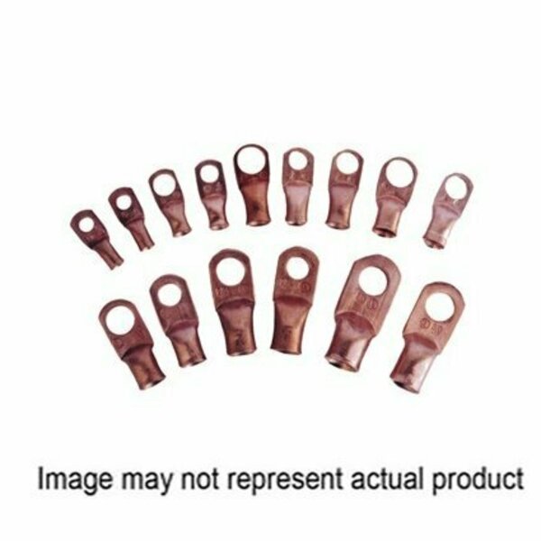 Kt Industries 1/0x3/8 Cable Lug, 2PK 2-2348